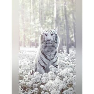 Custom Fridge Magnet White Tiger Home Kitchen Decor